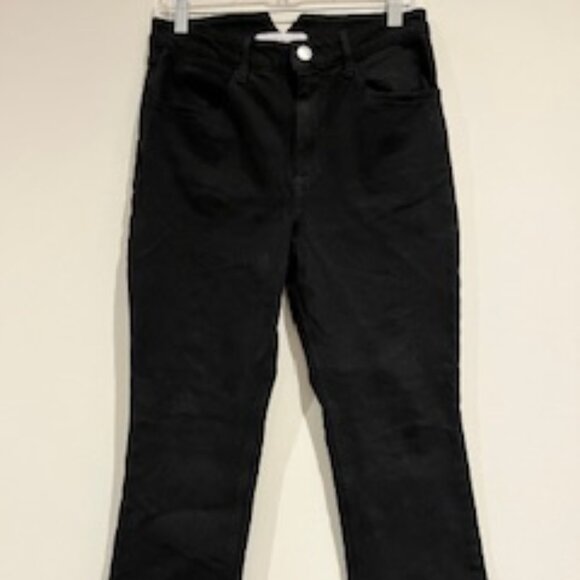 SPRWMN - ELLA ANKLE FLARE DENIM - Black - Size 28 - Picture 4 of 7